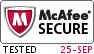 HACKER SAFE certified sites prevent over 99.9% of hacker crime.